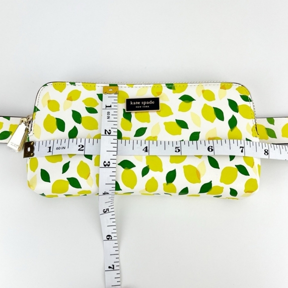 Kate Spade NWT Leather lemon print belt bag MSRP $98 π - Picture 2 of 10